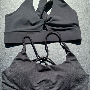 Fabletics Sleek Black Sports Bras for Women